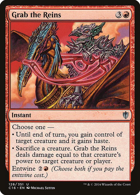Grab the Reins, carta Magic di tipo Instant illustrata da Michael Sutfin