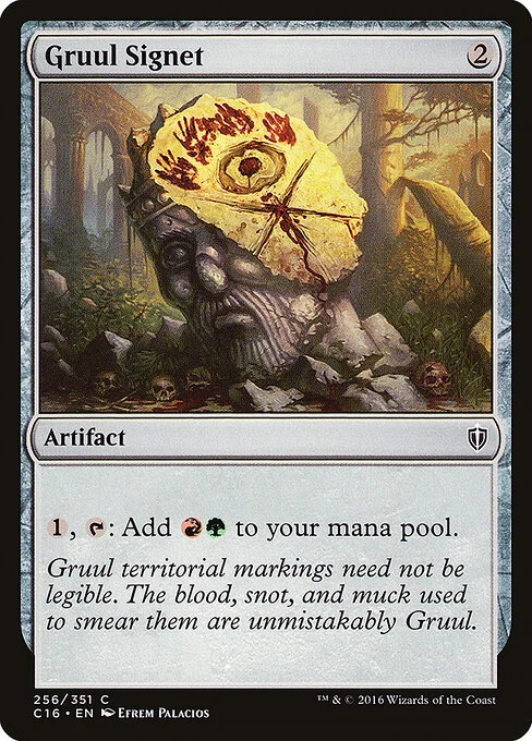 Gruul Signet, carta Magic di tipo Artifact illustrata da Efrem Palacios