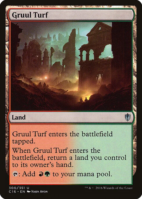 Gruul Turf, carta Magic di tipo Land illustrata da John Avon