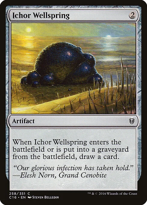 Ichor Wellspring, carta Magic di tipo Artifact illustrata da Steven Belledin