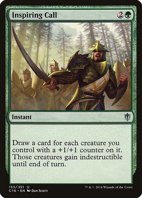 Inspiring Call, carta Magic di tipo Instant illustrata da Dan Murayama Scott