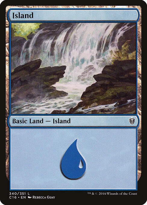 Island, carta Magic di tipo Basic Land — Island illustrata da Rebecca Guay