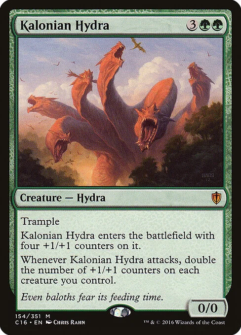Kalonian Hydra, carta Magic di tipo Creature — Hydra illustrata da Chris Rahn