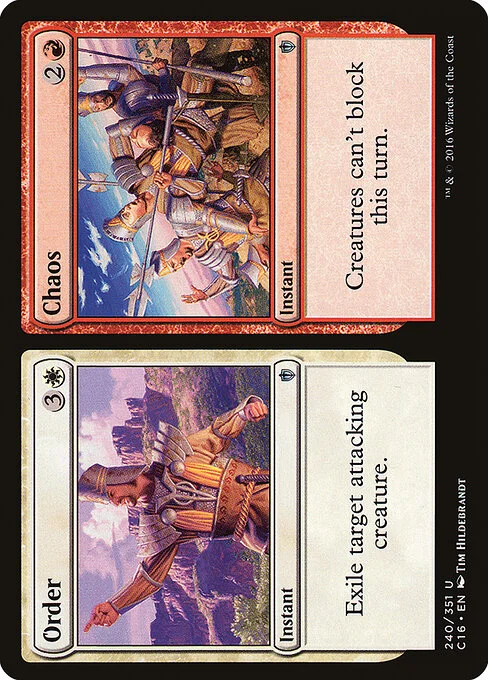 Order // Chaos, carta Magic di tipo Instant // Instant illustrata da Tim Hildebrandt