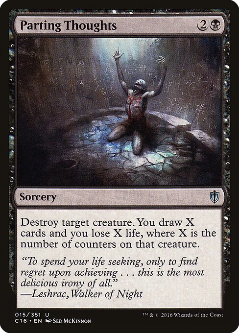 Parting Thoughts, carta Magic di tipo Sorcery illustrata da Seb McKinnon