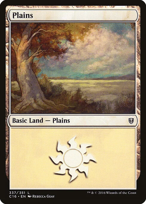 Plains, carta Magic di tipo Basic Land — Plains illustrata da Rebecca Guay