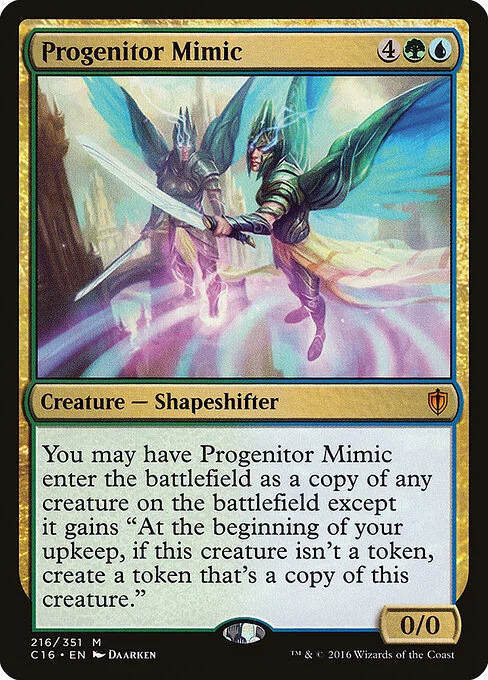 Progenitor Mimic, carta Magic di tipo Creature — Shapeshifter illustrata da Daarken