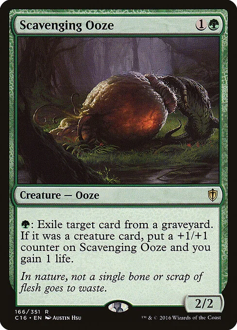 Scavenging Ooze, carta Magic di tipo Creature — Ooze illustrata da Austin Hsu