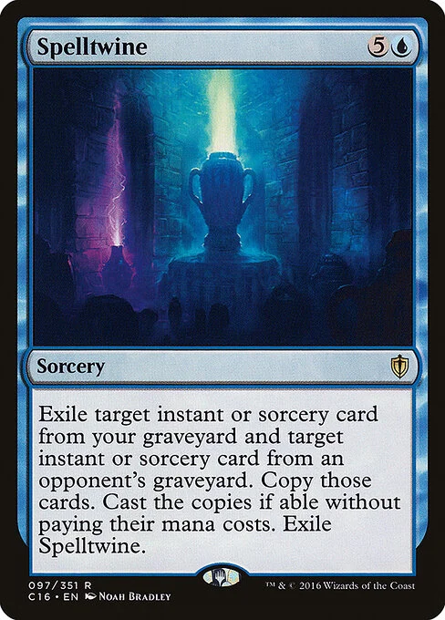 Spelltwine, carta Magic di tipo Sorcery illustrata da Noah Bradley