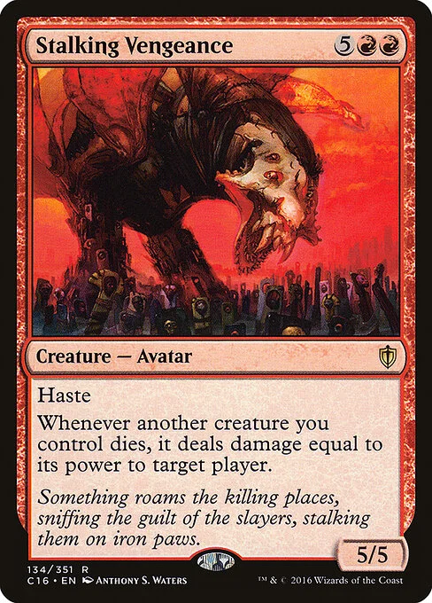 Stalking Vengeance, carta Magic di tipo Creature — Avatar illustrata da Anthony S. Waters