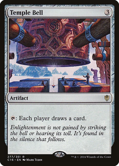 Temple Bell, carta Magic di tipo Artifact illustrata da Mark Tedin