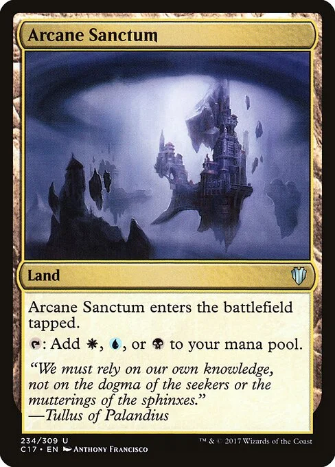 Arcane Sanctum, carta Magic di tipo Land illustrata da Anthony Francisco