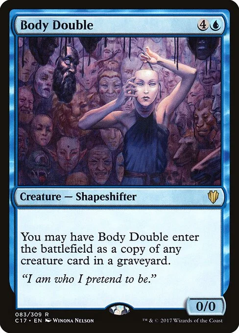 Body Double, carta Magic di tipo Creature — Shapeshifter illustrata da Winona Nelson