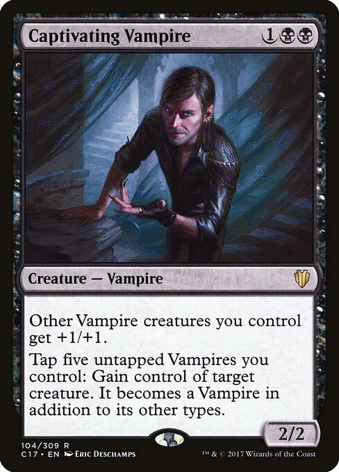 Captivating Vampire, carta Magic di tipo Creature — Vampire illustrata da Eric Deschamps