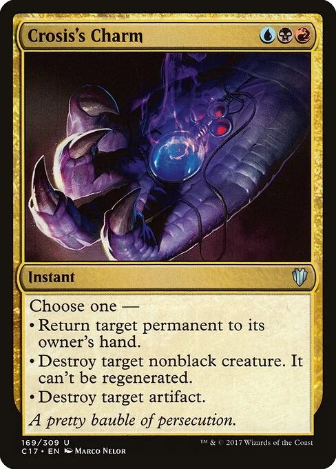 Crosis's Charm, carta Magic di tipo Instant illustrata da Marco Nelor