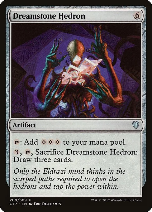 Dreamstone Hedron, carta Magic di tipo Artifact illustrata da Eric Deschamps