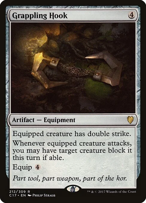Grappling Hook, carta Magic di tipo Artifact — Equipment illustrata da Philip Straub