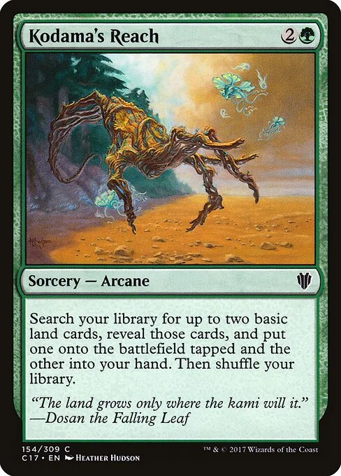 Kodama's Reach, carta Magic di tipo Sorcery — Arcane illustrata da Heather Hudson