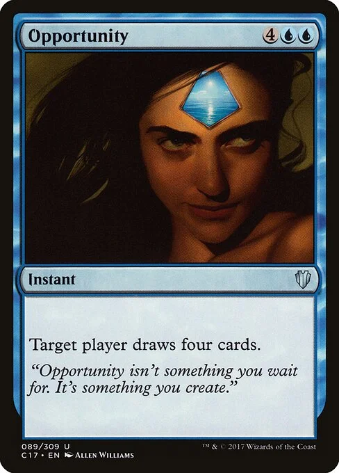 Opportunity, carta Magic di tipo Instant illustrata da Allen Williams