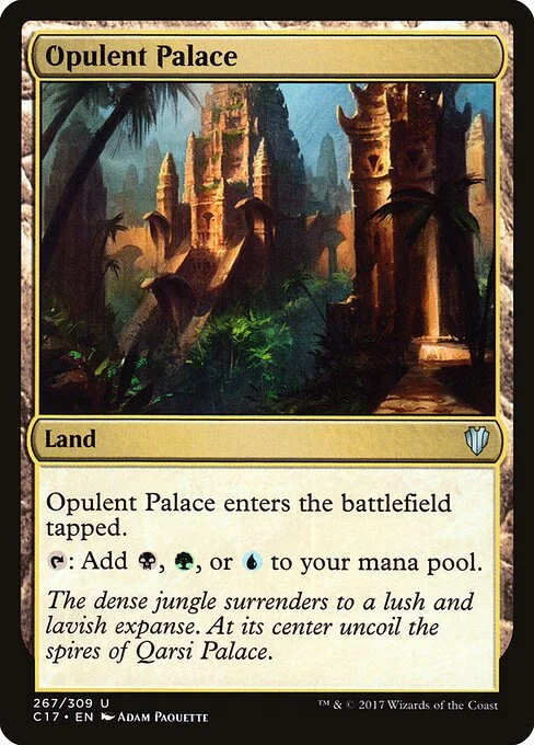 Opulent Palace, carta Magic di tipo Land illustrata da Adam Paquette