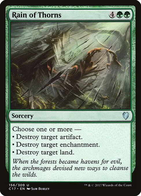 Rain of Thorns, carta Magic di tipo Sorcery illustrata da Sam Burley