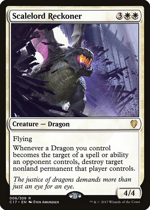 Scalelord Reckoner, carta Magic di tipo Creature — Dragon illustrata da Even Amundsen