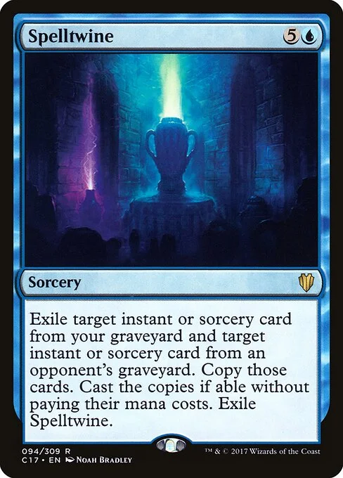 Spelltwine, carta Magic di tipo Sorcery illustrata da Noah Bradley
