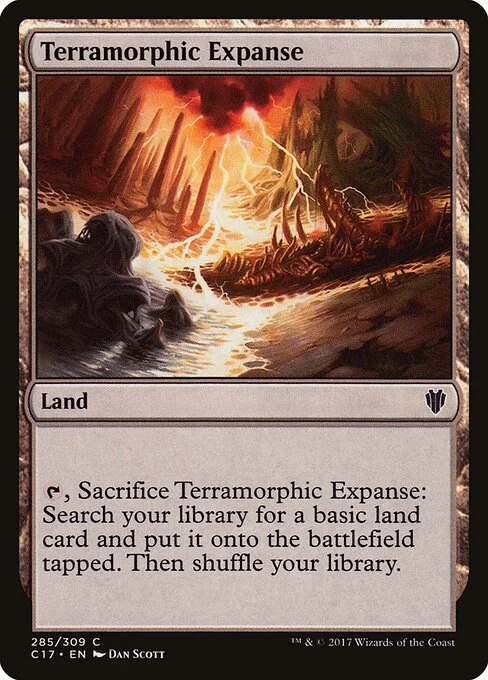 Terramorphic Expanse, carta Magic di tipo Land illustrata da Dan Murayama Scott