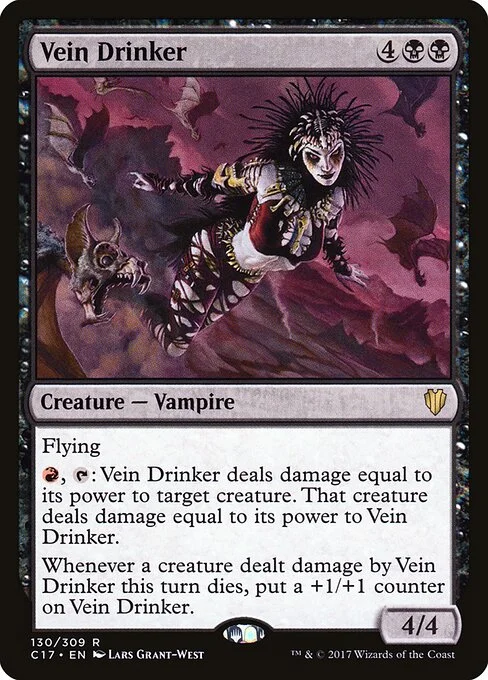 Vein Drinker, carta Magic di tipo Creature — Vampire illustrata da Lars Grant-West
