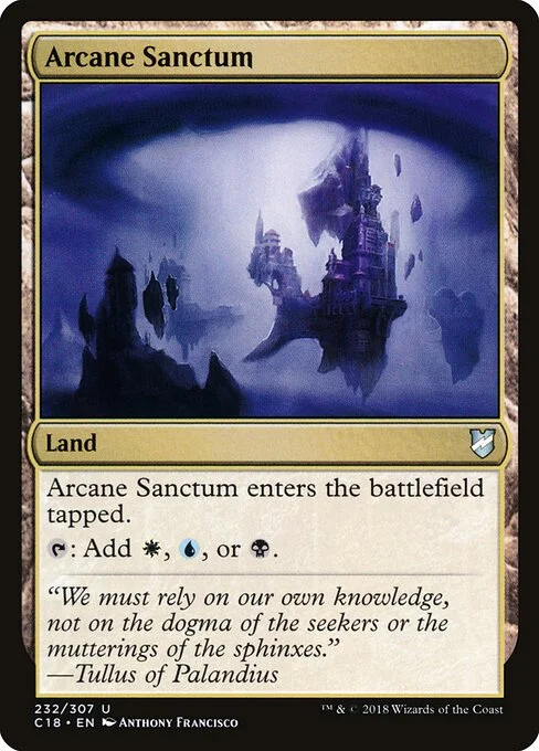 Arcane Sanctum, carta Magic di tipo Land illustrata da Anthony Francisco
