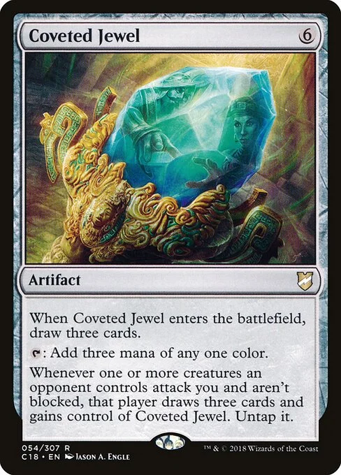 Coveted Jewel, carta Magic di tipo Artifact illustrata da Jason A. Engle