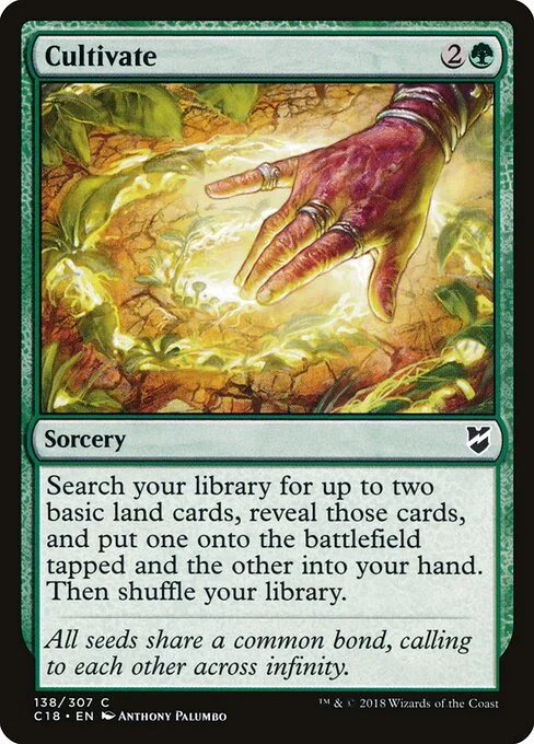 Cultivate, carta Magic di tipo Sorcery illustrata da Anthony Palumbo