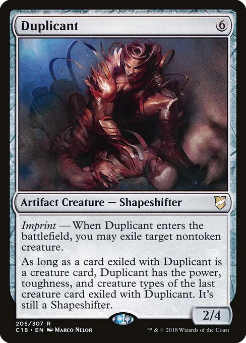 Duplicant, carta Magic di tipo Artifact Creature — Shapeshifter illustrata da Marco Nelor