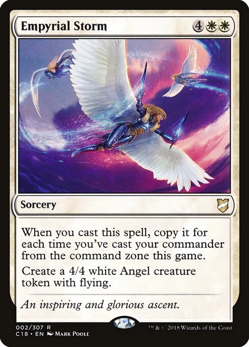 Empyrial Storm, carta Magic di tipo Sorcery illustrata da Mark Poole