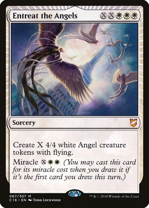 Entreat the Angels, carta Magic di tipo Sorcery illustrata da Todd Lockwood