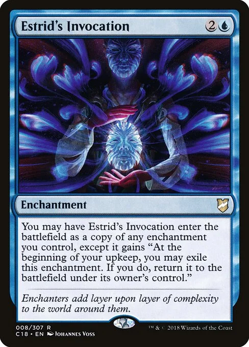 Estrid's Invocation, carta Magic di tipo Enchantment illustrata da Johannes Voss