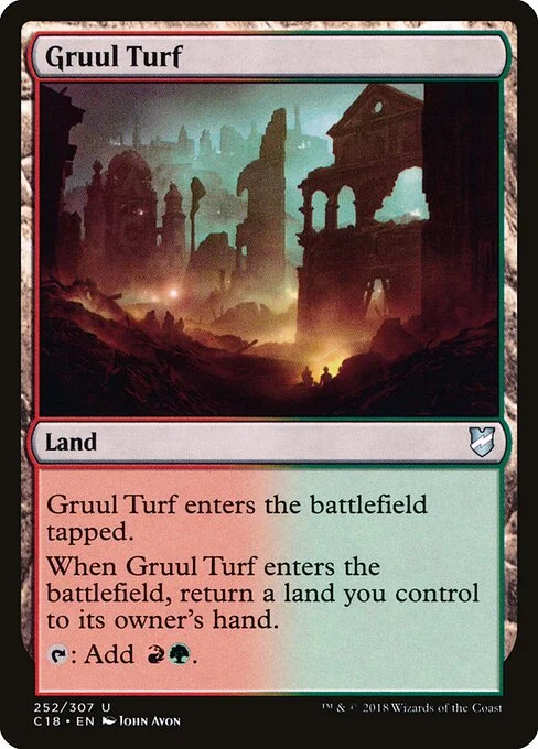 Gruul Turf, carta Magic di tipo Land illustrata da John Avon