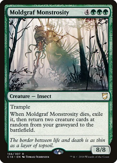 Moldgraf Monstrosity, carta Magic di tipo Creature — Insect illustrata da Tomasz Jedruszek