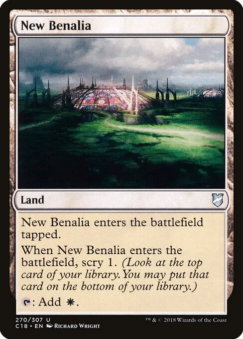 New Benalia, carta Magic di tipo Land illustrata da Richard Wright