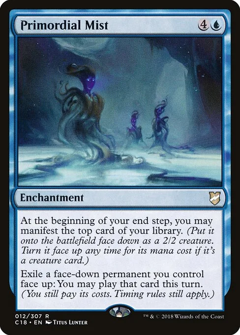 Primordial Mist, carta Magic di tipo Enchantment illustrata da Titus Lunter