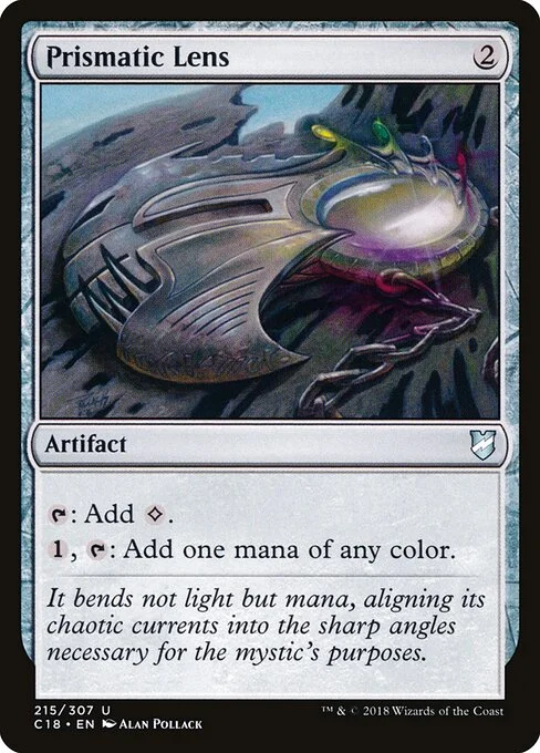 Prismatic Lens, carta Magic di tipo Artifact illustrata da Alan Pollack
