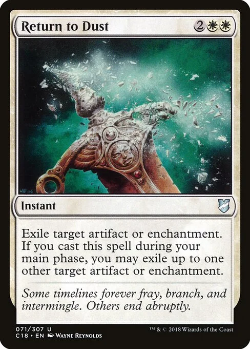 Return to Dust, carta Magic di tipo Instant illustrata da Wayne Reynolds