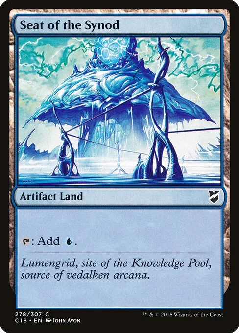 Seat of the Synod, carta Magic di tipo Artifact Land illustrata da John Avon