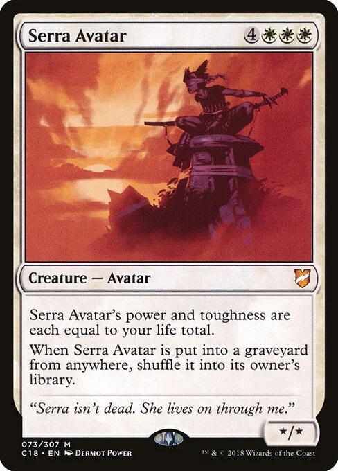 Serra Avatar, carta Magic di tipo Creature — Avatar illustrata da Dermot Power