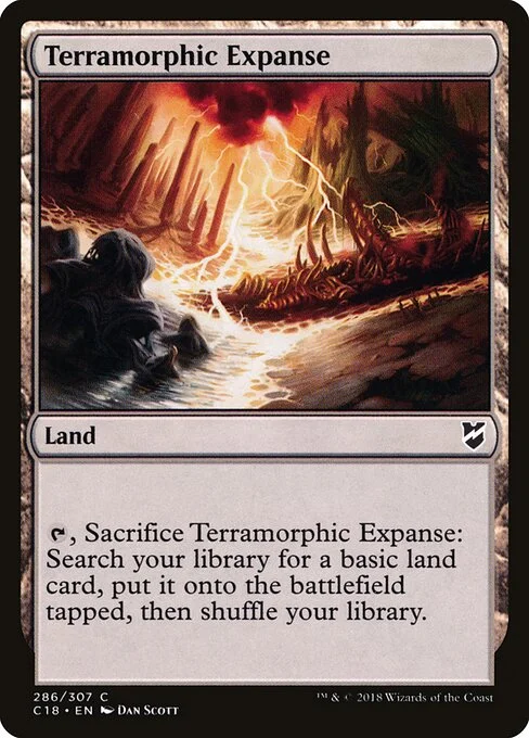 Terramorphic Expanse, carta Magic di tipo Land illustrata da Dan Murayama Scott
