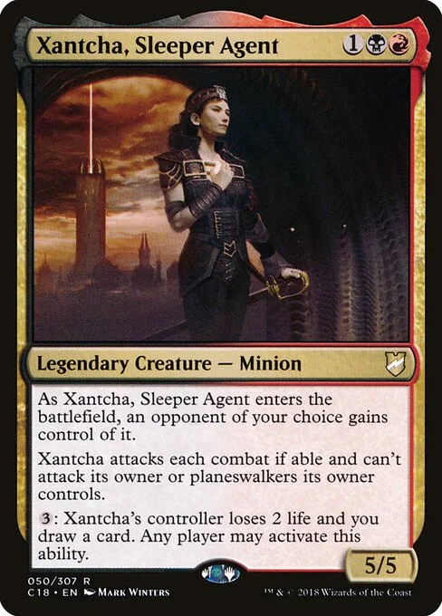 Xantcha, Sleeper Agent, carta Magic di tipo Legendary Creature — Phyrexian Minion illustrata da Mark Winters