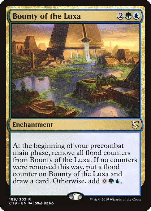 Bounty of the Luxa, carta Magic di tipo Enchantment illustrata da Jonas De Ro