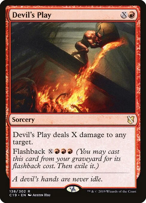 Devil's Play, carta Magic di tipo Sorcery illustrata da Austin Hsu