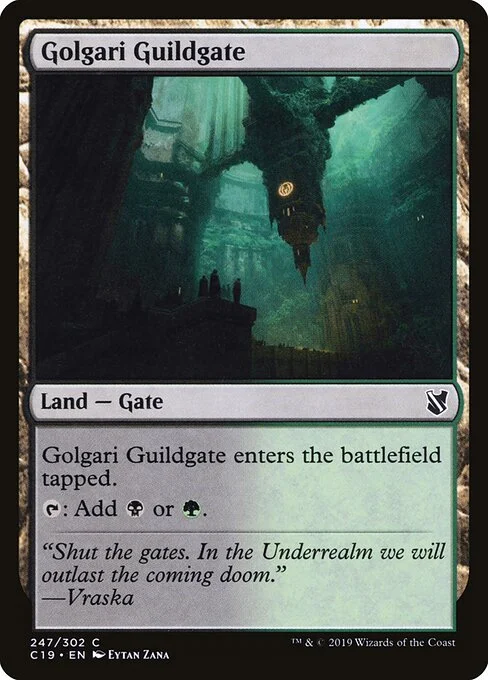 Golgari Guildgate, carta Magic di tipo Land — Gate illustrata da Eytan Zana