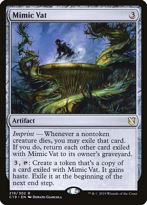 Mimic Vat, carta Magic di tipo Artifact illustrata da Donato Giancola